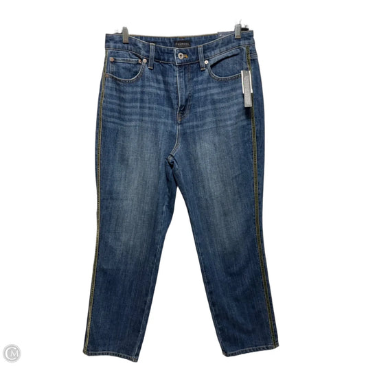 Modern Ankle Jeans Boyfriend By Talbots In Blue Denim, Size: 8