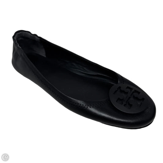 Minnie Travel Flat Shoes Designer By Tory Burch In Black, Size: 7