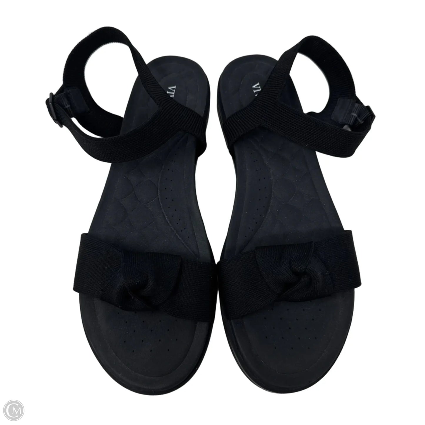 Sandals Flats By Vivaia In Black, Size: 10.5