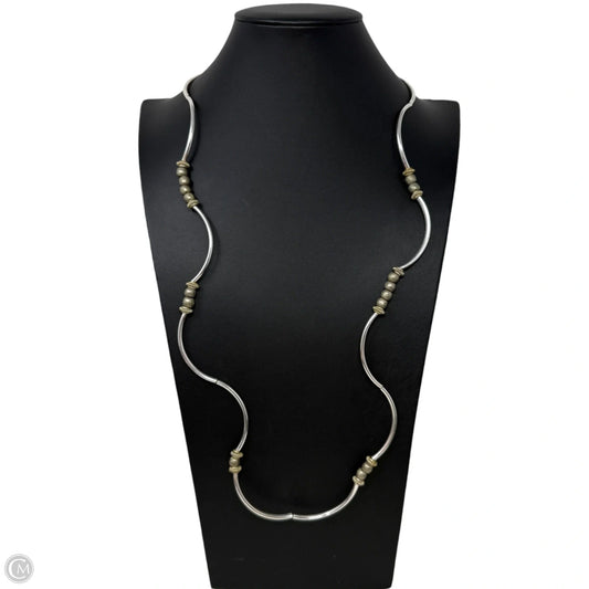 Boho Long – Convertible Silver & Ethiopian Beaded Wrap Bracelet and Necklace In 1 By Lizzy James