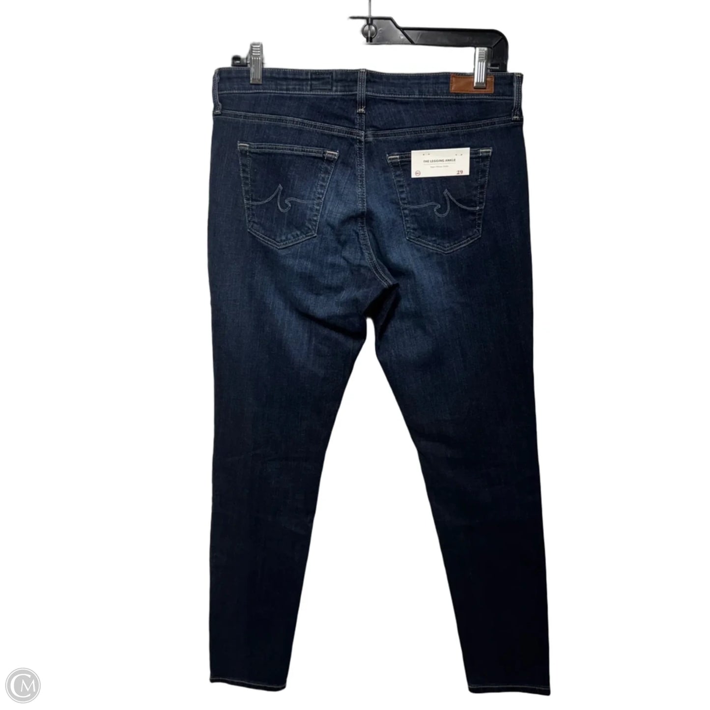 Super Skinny Ankle Jeans By Adriano Goldschmied In Blue Denim, Size: 8/29