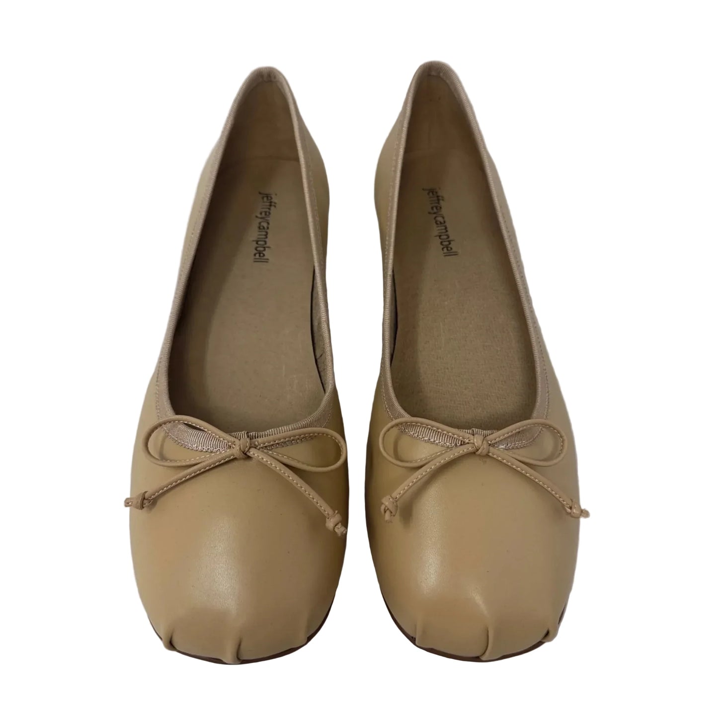 Tutu Ballet Flat Shoes By Jeffrey Campbell In Cream, Size: 10