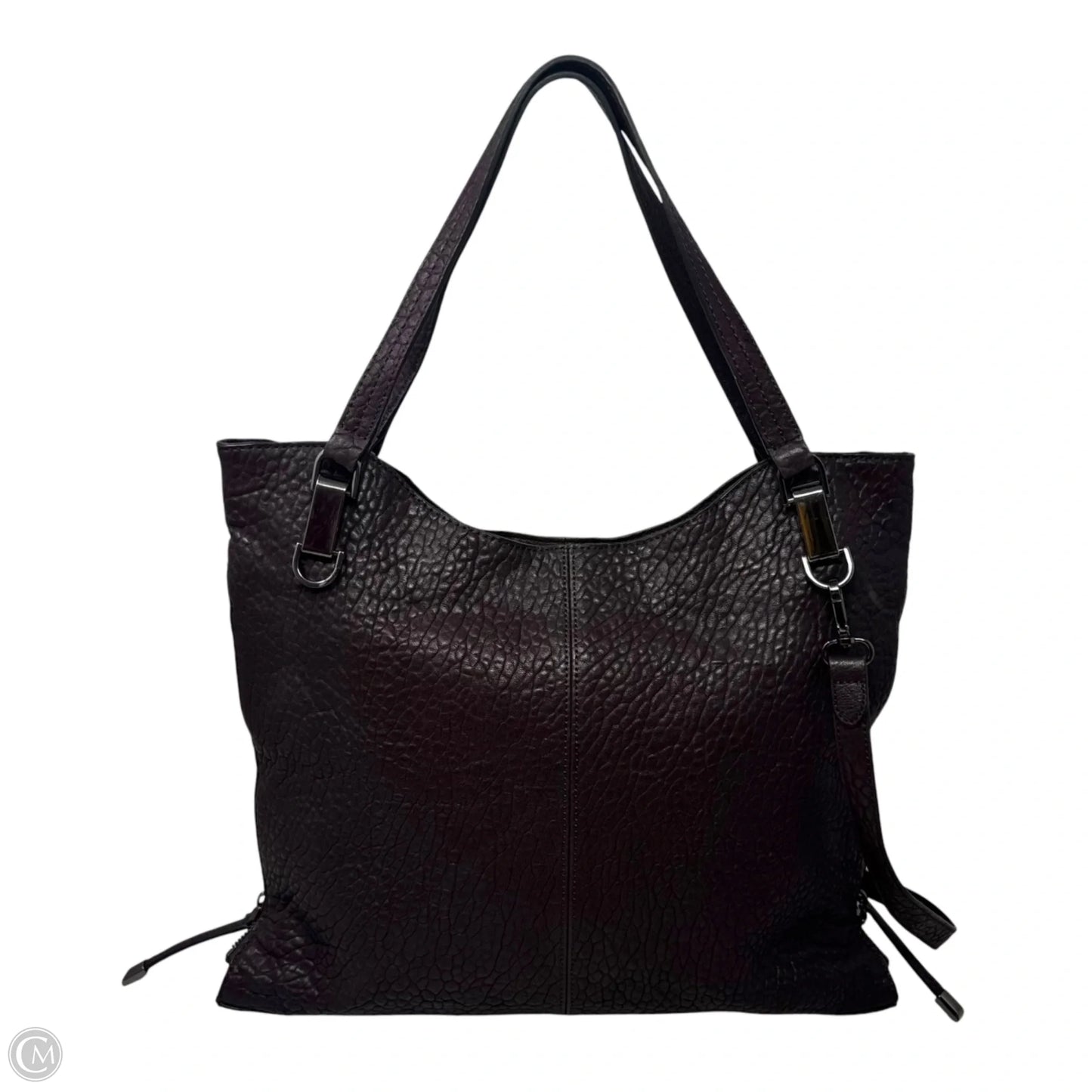 Emely Expandable Tote Handbag Leather By Vince Camuto, Size: Medium