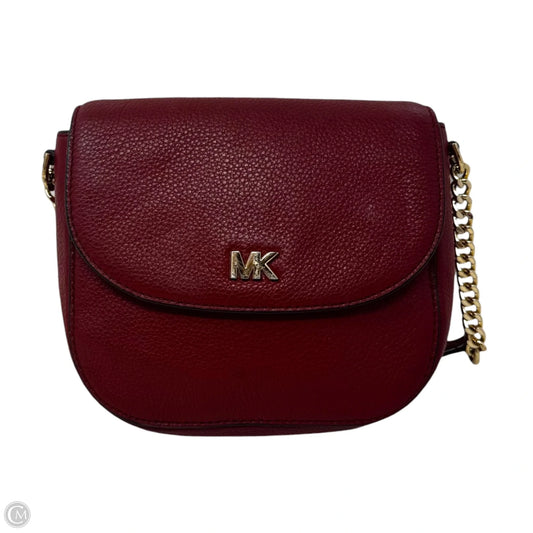 Crossbody Leather By Michael By Michael Kors, Size: Medium