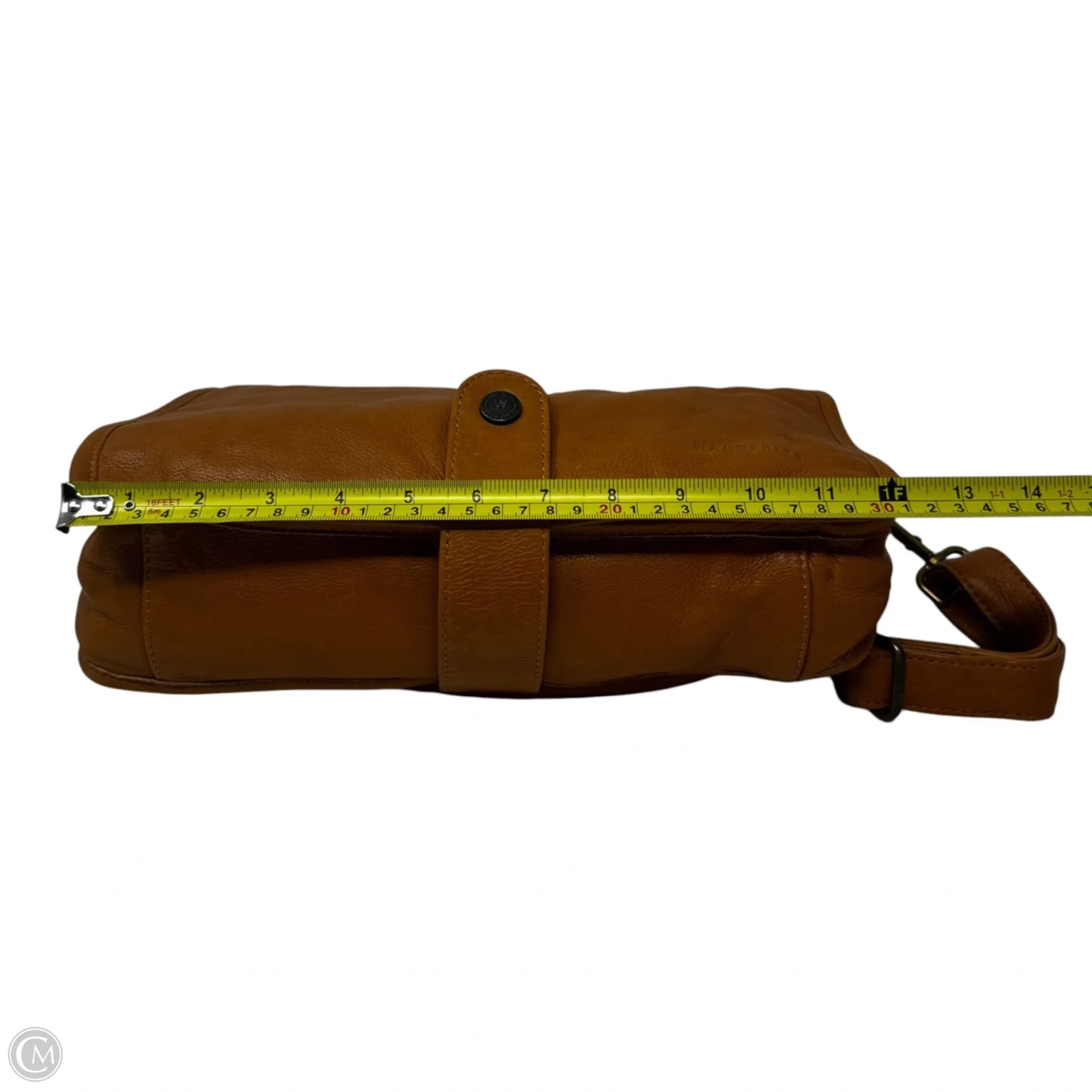 Portobello Handbag Leather By Wanderers, Size: Medium