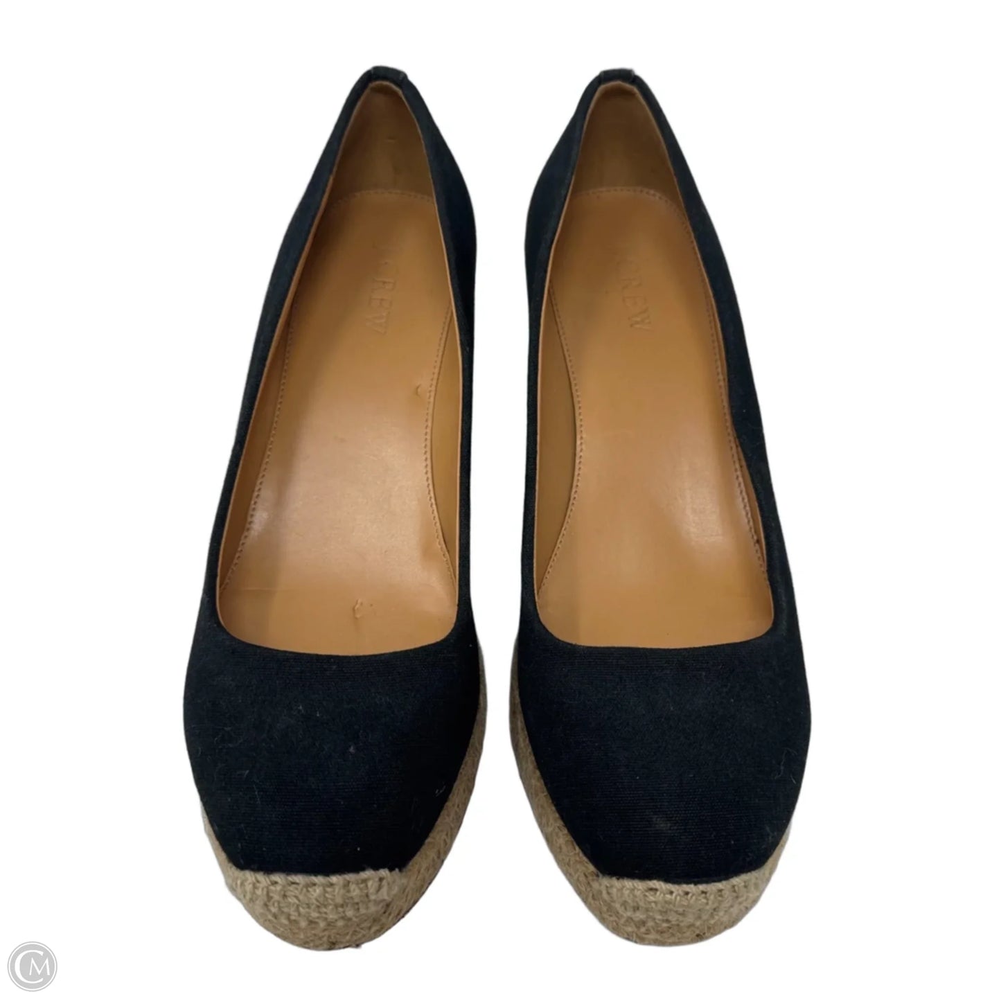 Seville Wedge Espadrilles By J. Crew In Black, Size: 7.5
