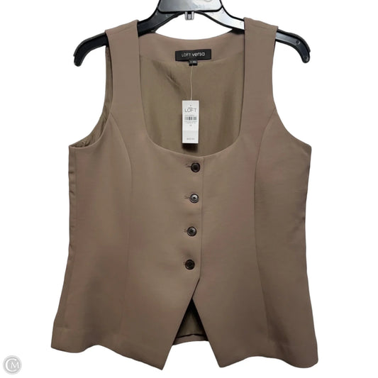 Vest Other By Loft In Taupe, Size: M