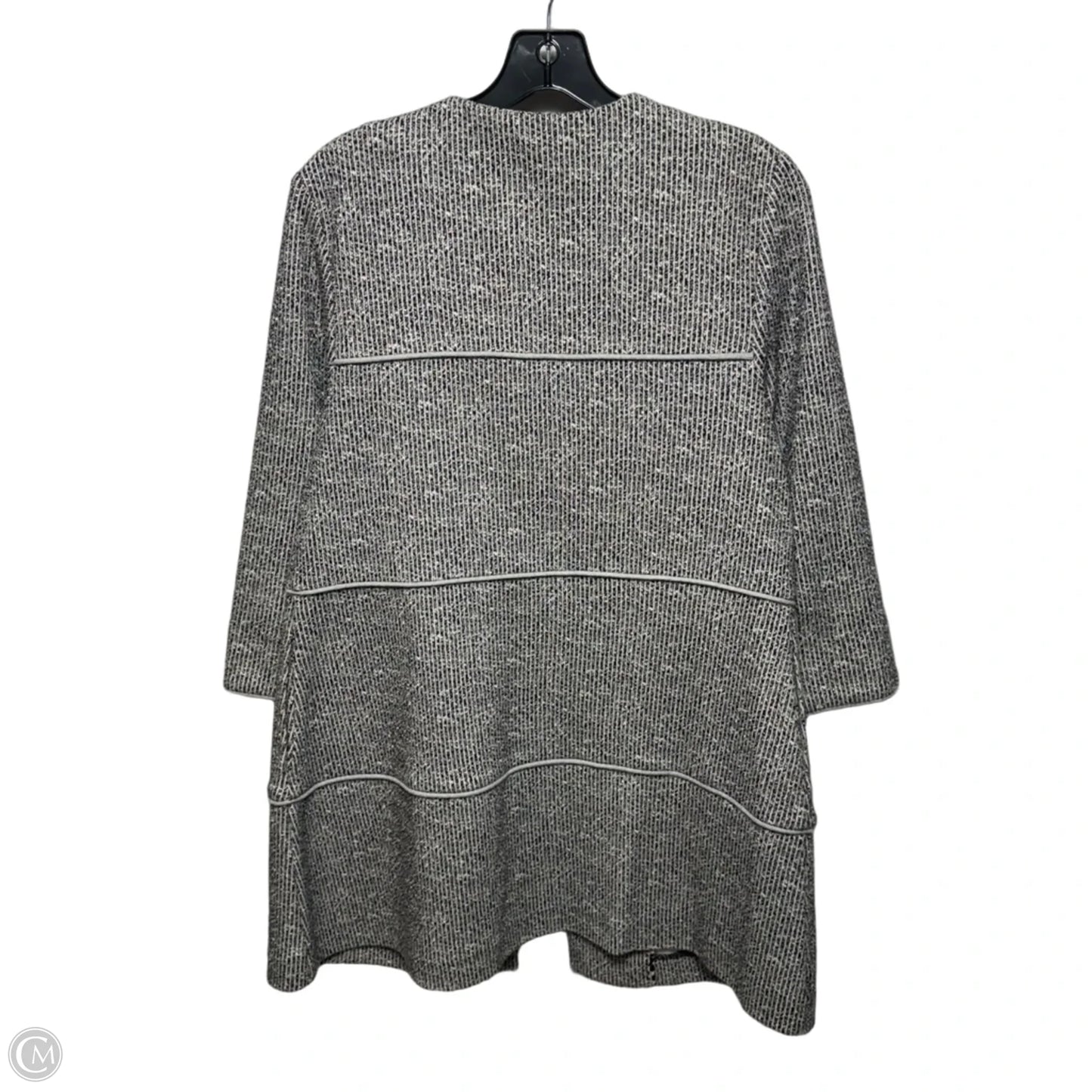 Sweater Cardigan By Cabi In Black & White, Size: M