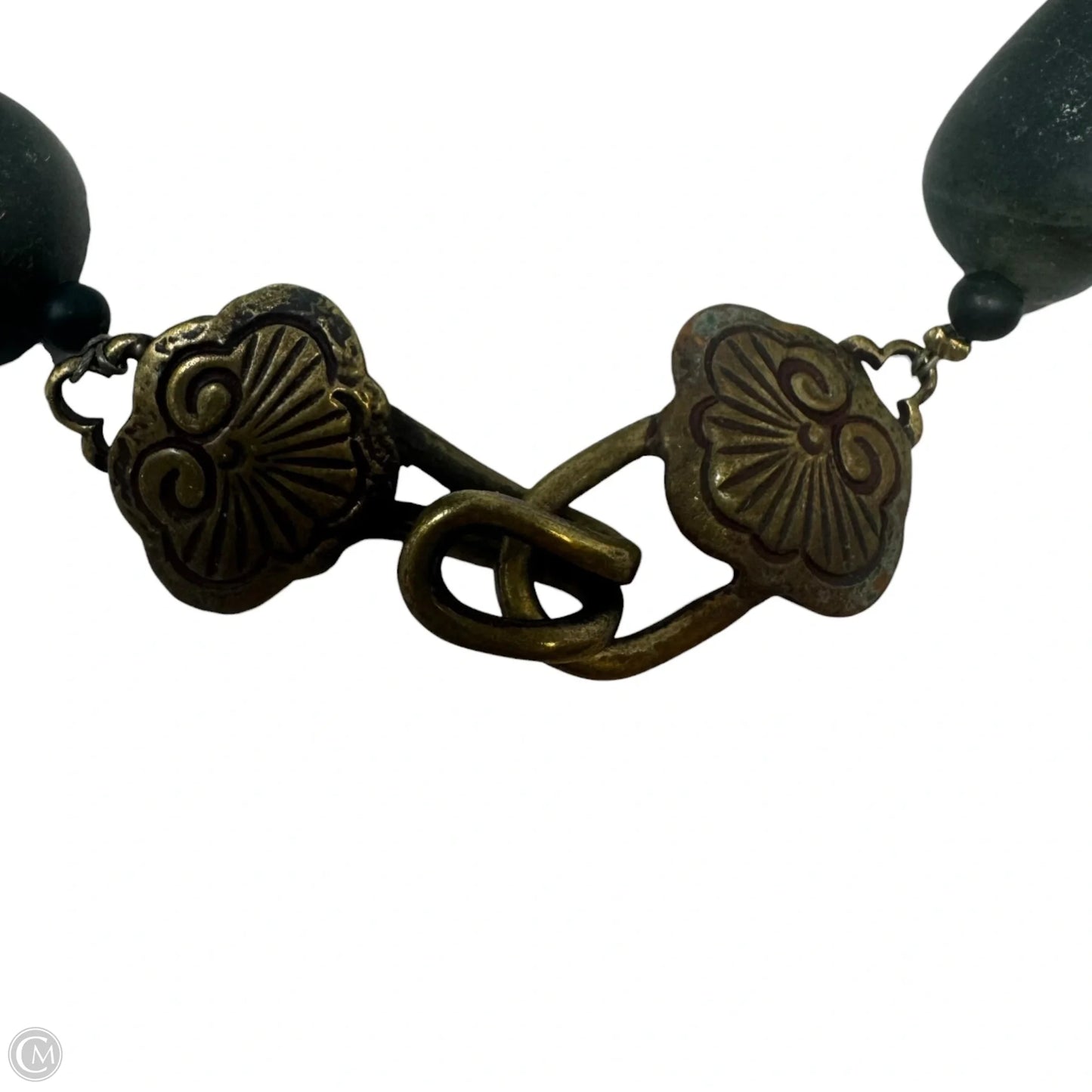 Vintage Green Gobi Mudstone Necklace Statement By Stephen Dweck