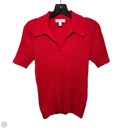 Top Short Sleeve By 41 Hawthorn In Red, Size: M