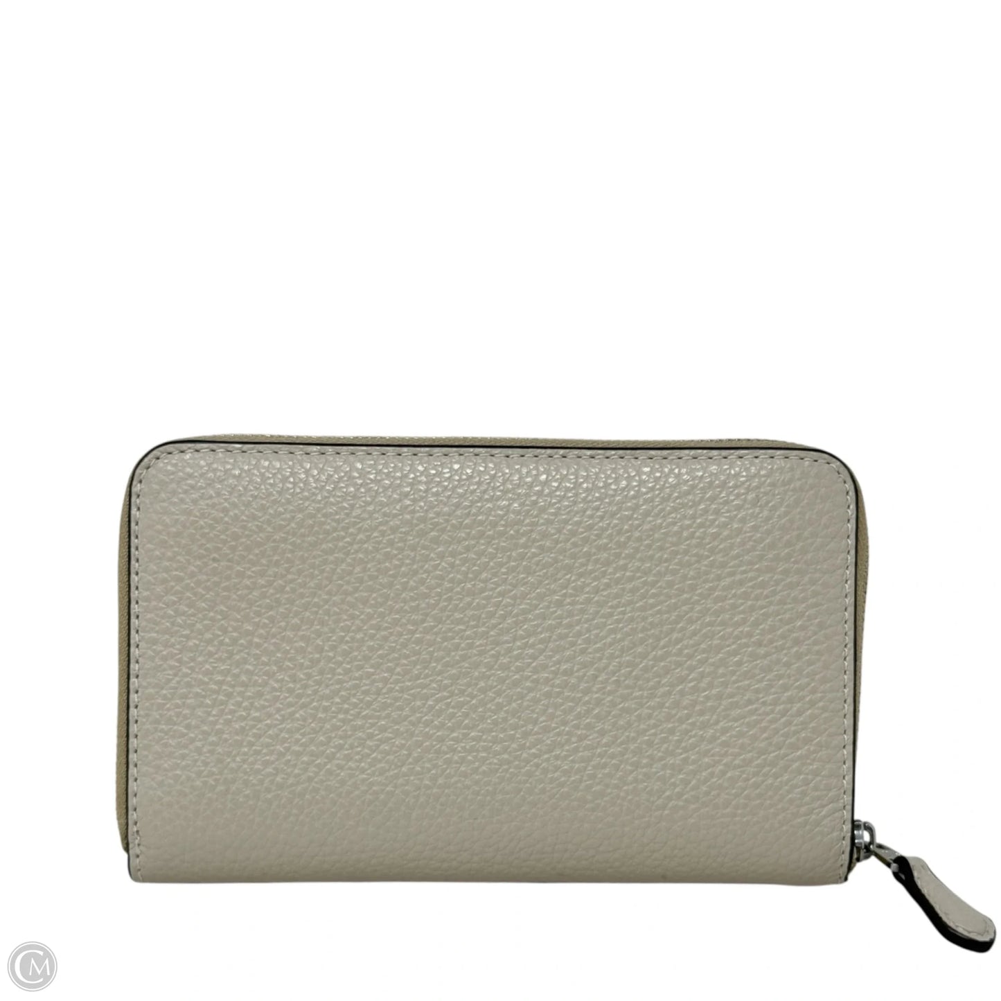 Pebbled Leather Medium ID Zip Wallet Designer By Coach, Size: Medium