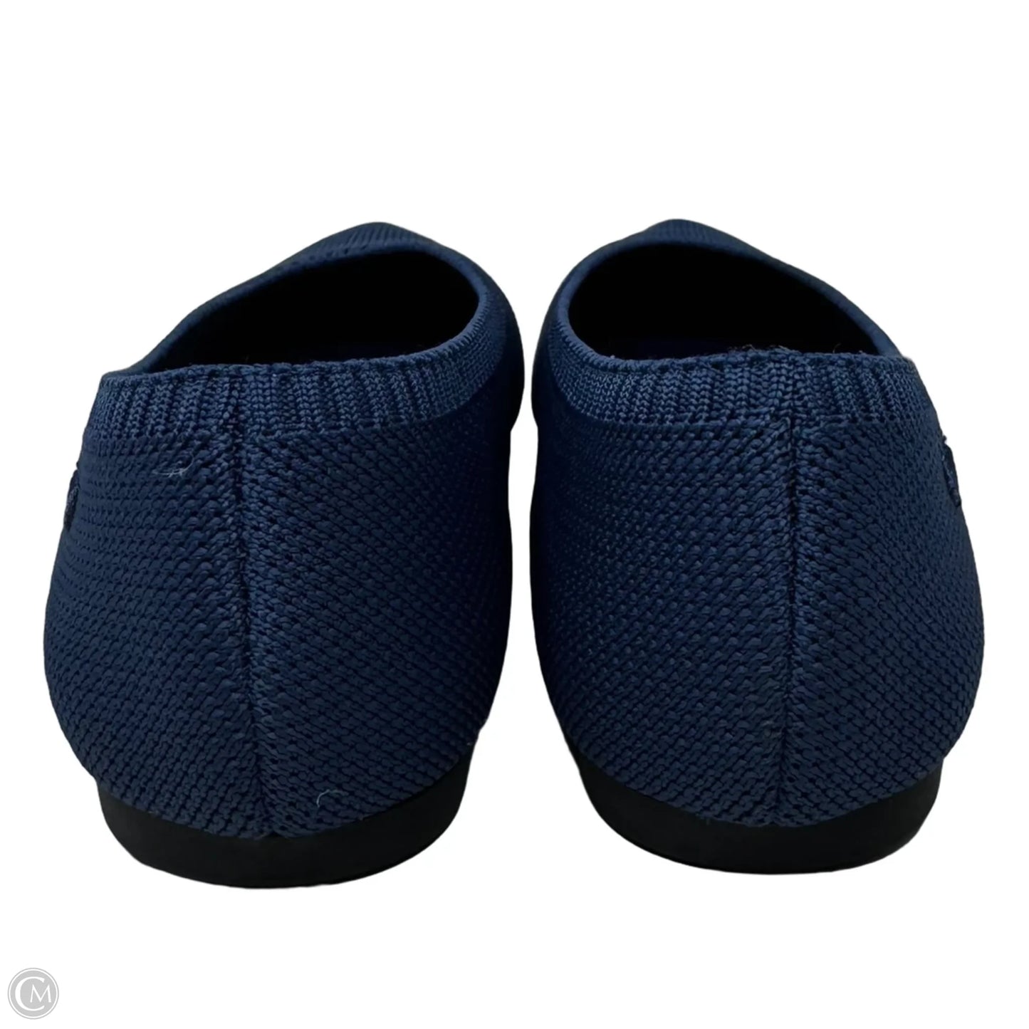 Knit Pointed Toe Shoes Flats By Vivaia In Blue, Size: 6.5