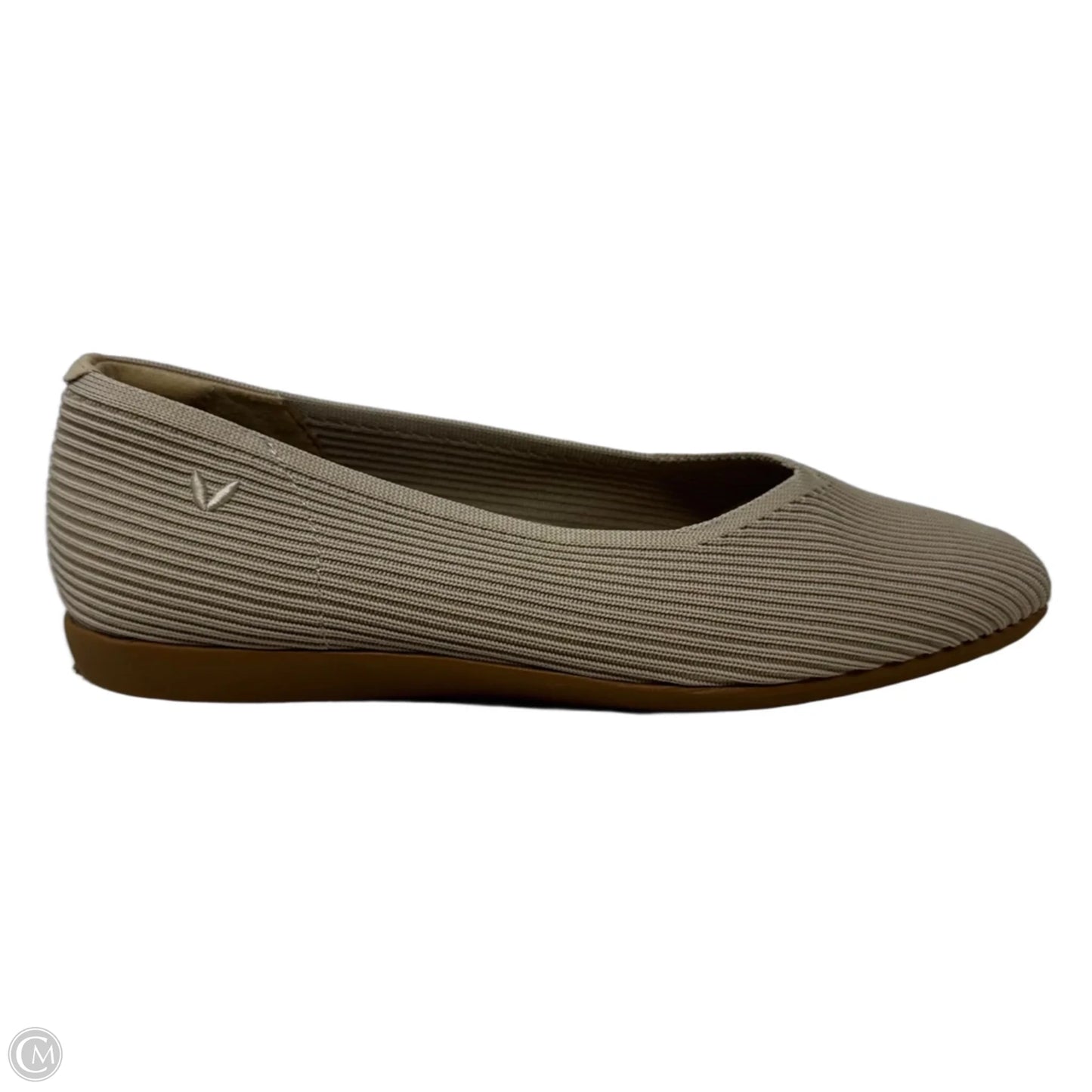 Knit Shoes Flats By Vivaia In Cream, Size: 7.5 (38.5)