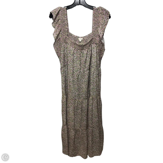 Dress Casual Maxi By Cotton Bleu In Floral Print, Size: M