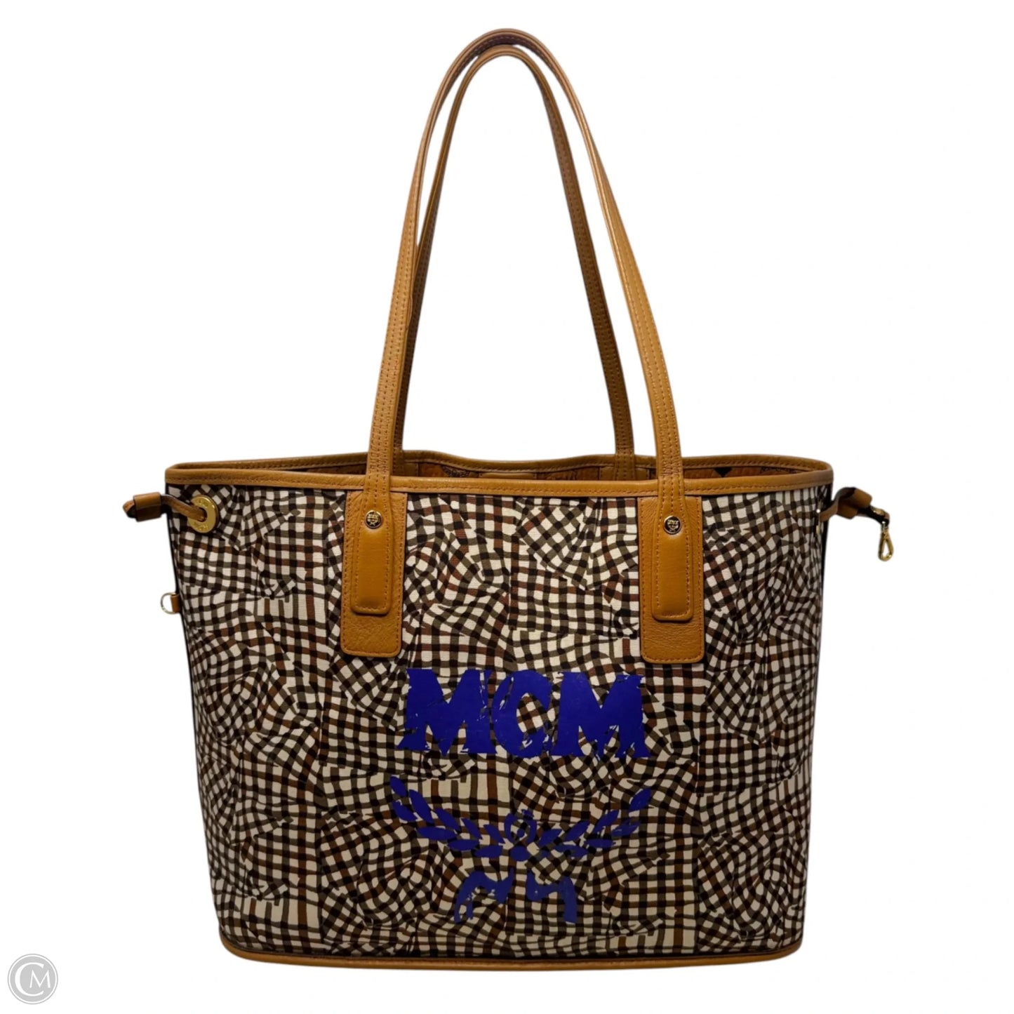 Visetos Liz Reversible Shopper Tote Luxury Designer By Mcm, Size: Medium