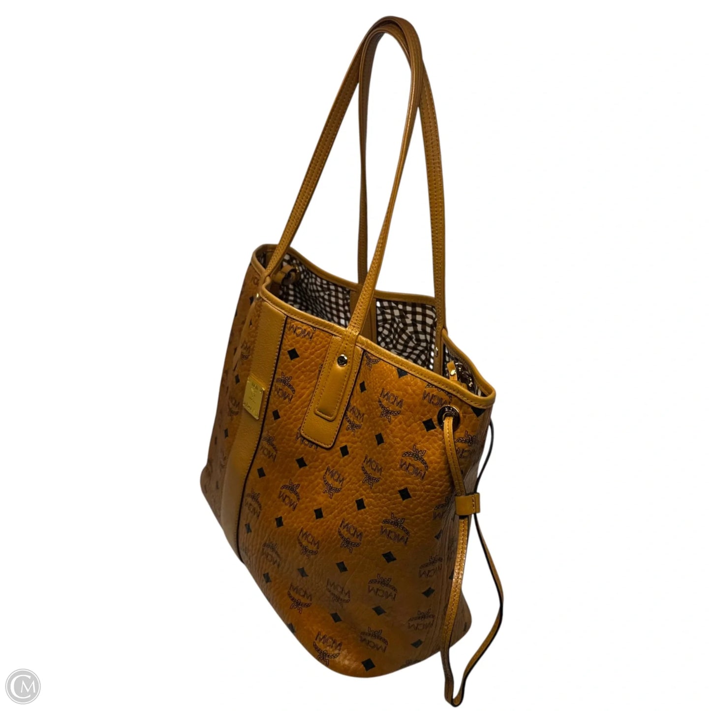 Visetos Liz Reversible Shopper Tote Luxury Designer By Mcm, Size: Medium