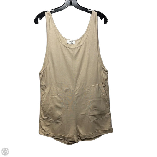 Romper By Zenana In Cream, Size: S