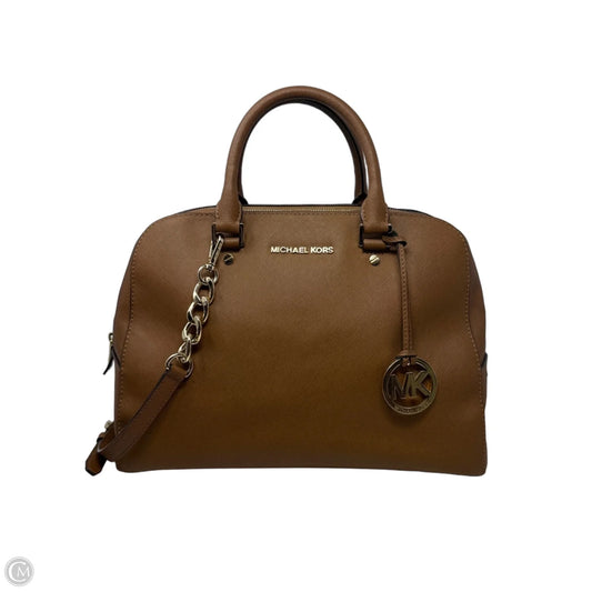 Jet Set Saffiano Leather Satchel By Michael By Michael Kors, Size: Medium
