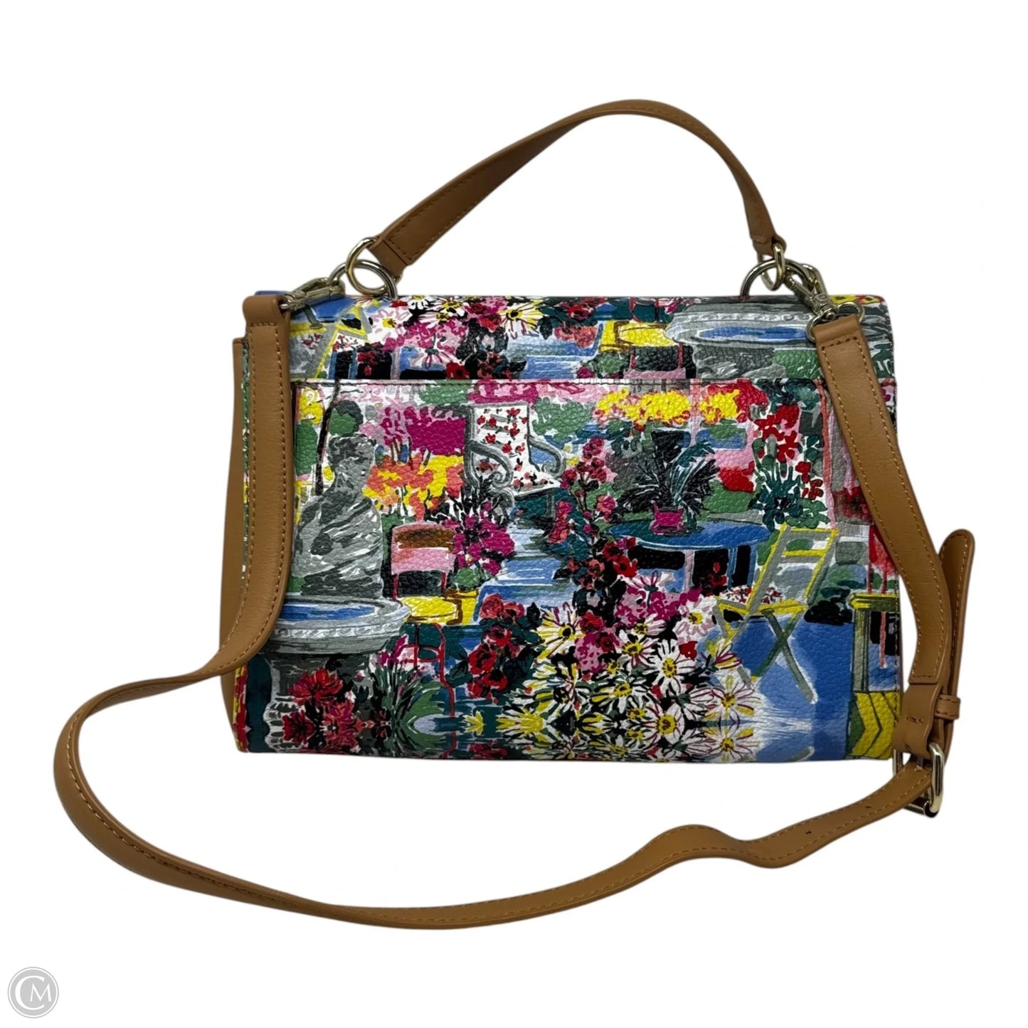 Painted Tophandle Handbag By Talbots, Size: Medium