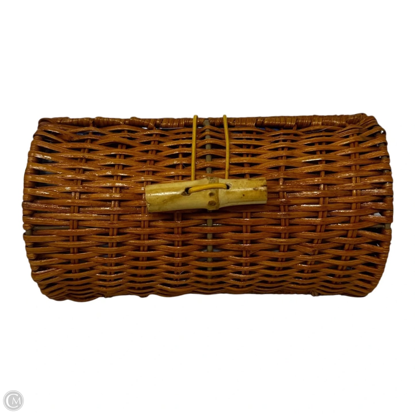 Woven Wicker Clutch Designer By Lilly Pulitzer, Size: Small