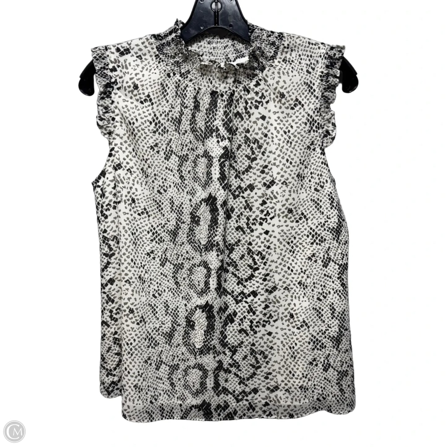 Top Sleeveless By J. Crew In Snakeskin Print, Size: 2