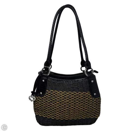 Woven Shoulder Handbag By Brighton, Size: Medium
