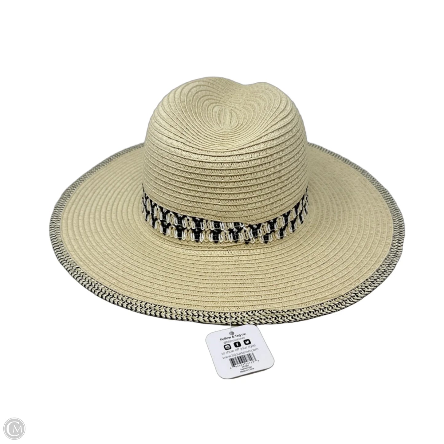 Woven Fedora Sun Hat By Bijoux Terner