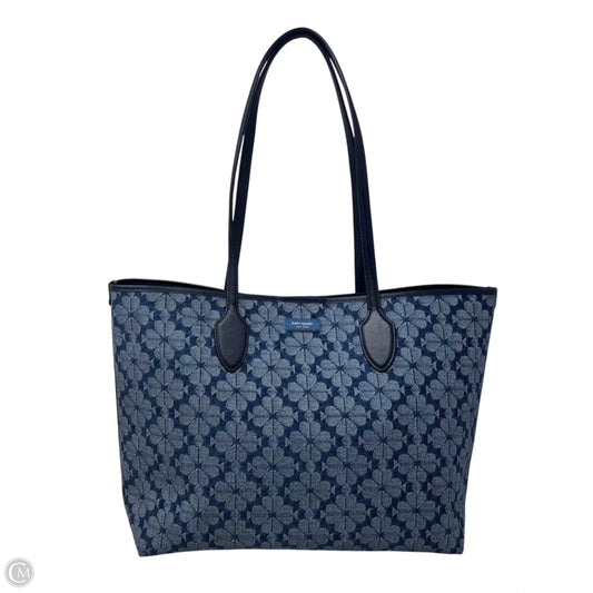 Denim Spade Flower Bleecker Tote Designer By Kate Spade, Size: Medium