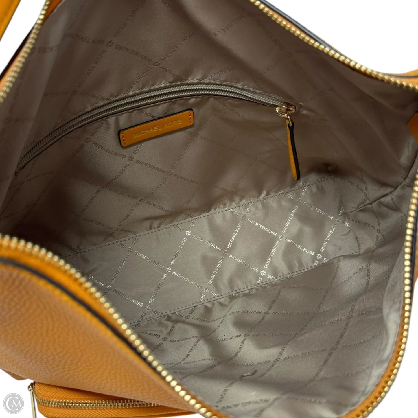 Merritt Cargo Handbag Leather By Michael By Michael Kors, Size: Medium