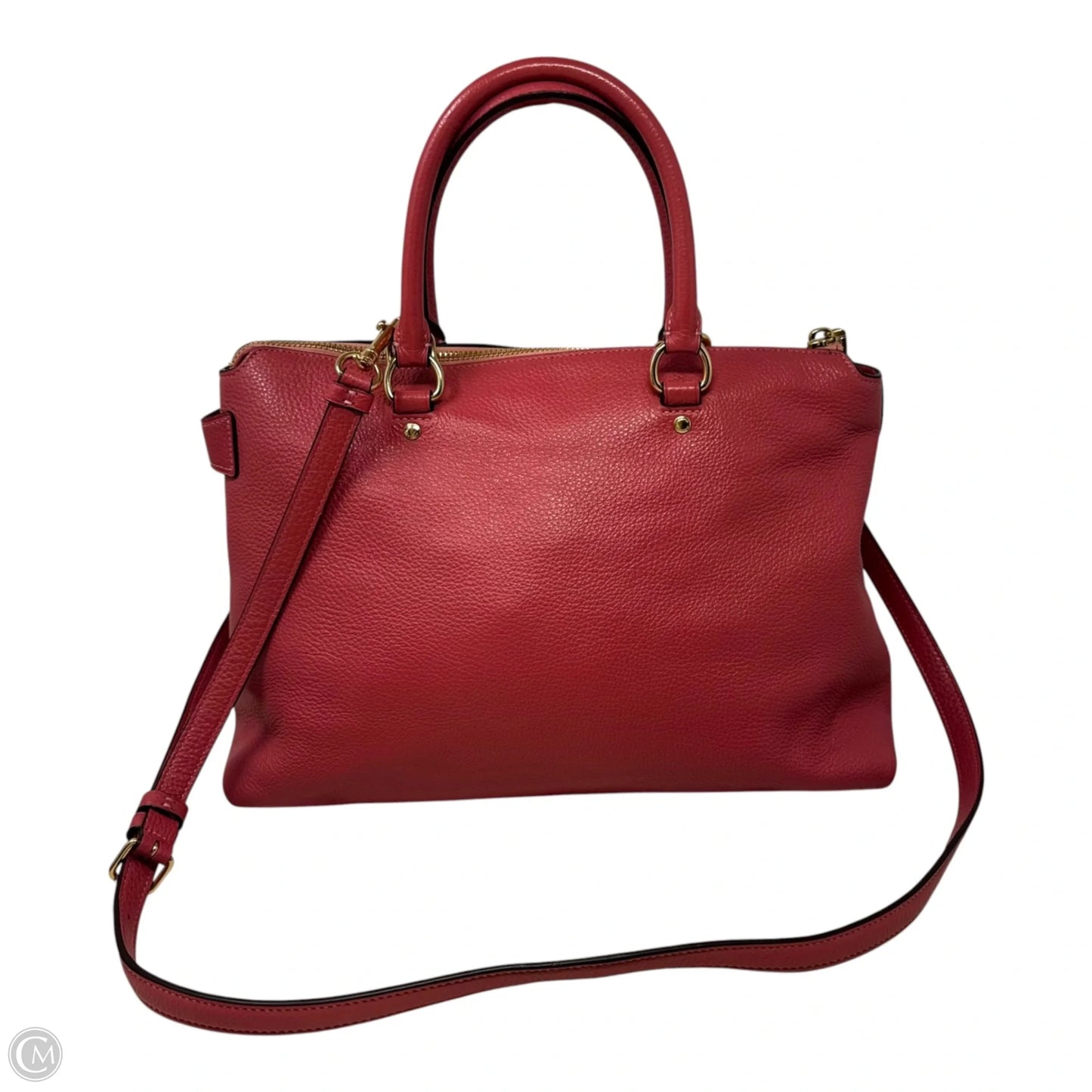 Emma Satchel Handbag Designer By Coach, Size: Medium