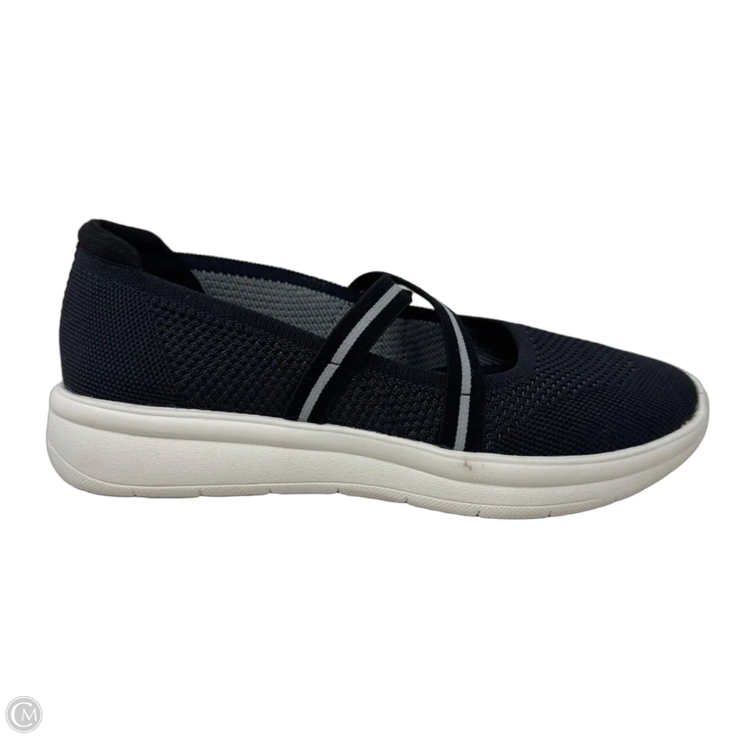 Shoes Sneakers By Clarks In Black, Size: 6.5