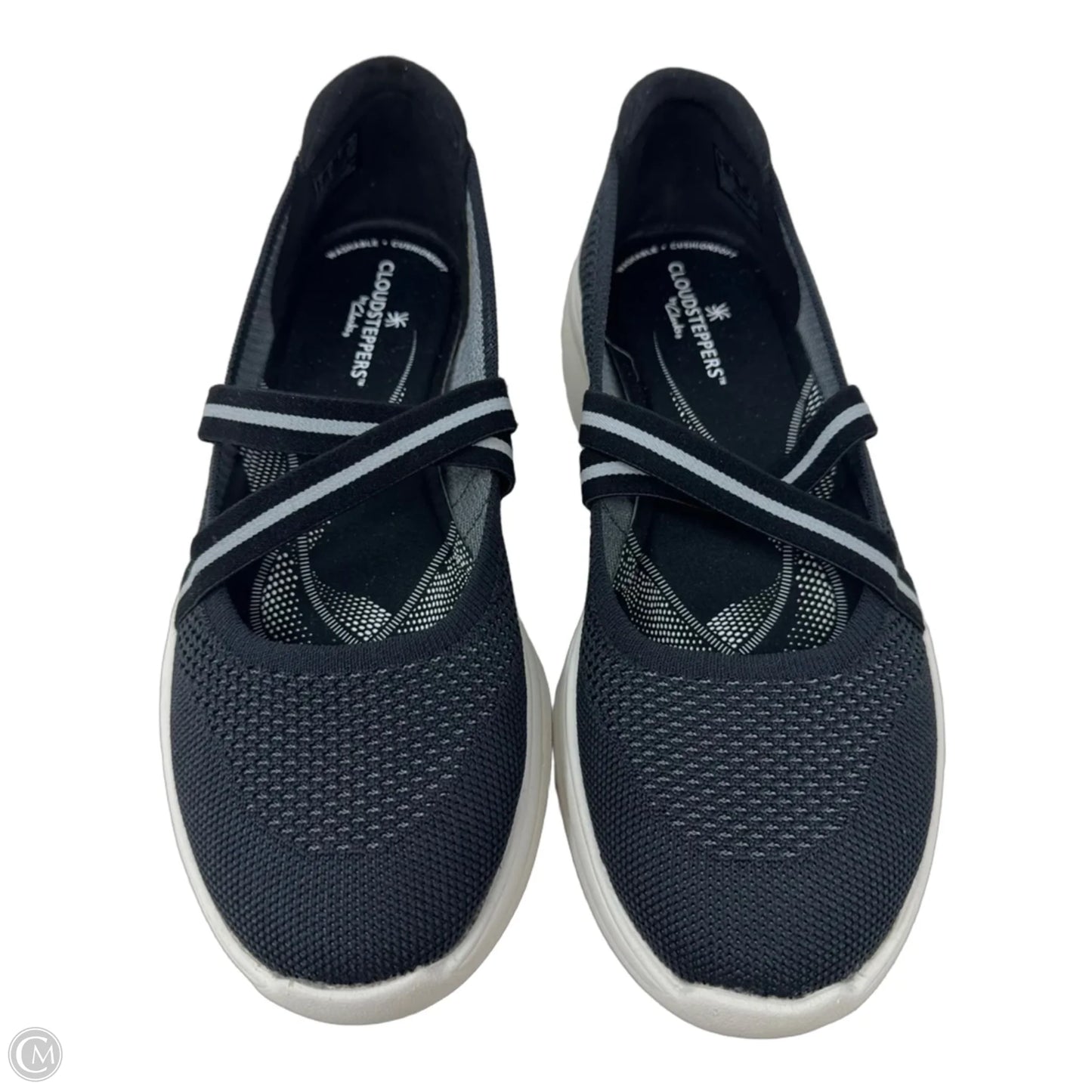 Shoes Sneakers By Clarks In Black, Size: 6.5