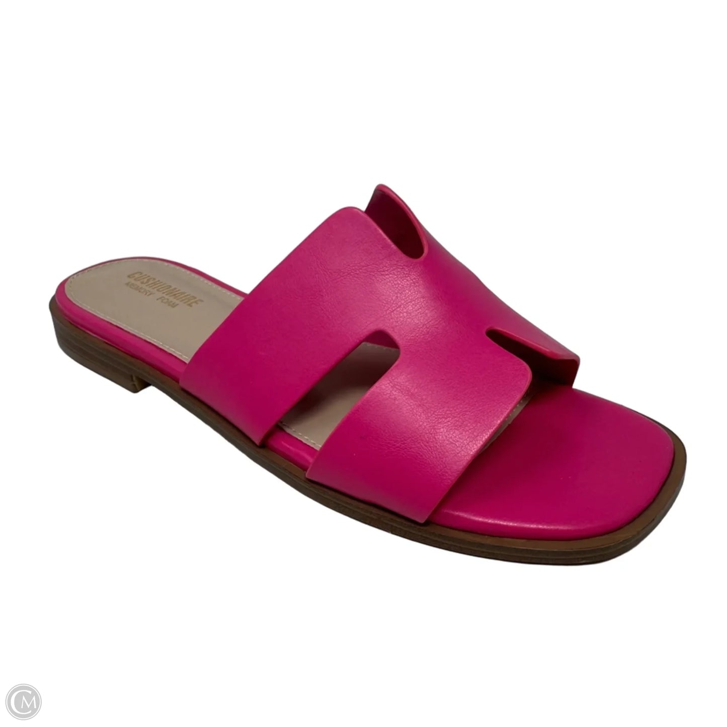 Voyage Cutout Strap Slide Sandals By Cushionaire In Pink, Size: 7