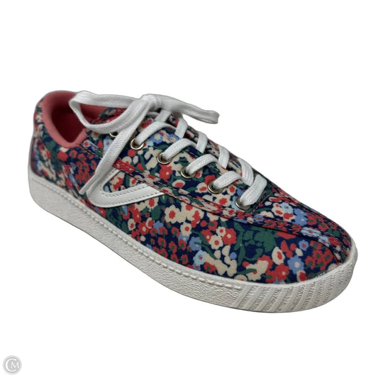 Shoes Sneakers By Tretorn In Floral Print, Size: 6.5