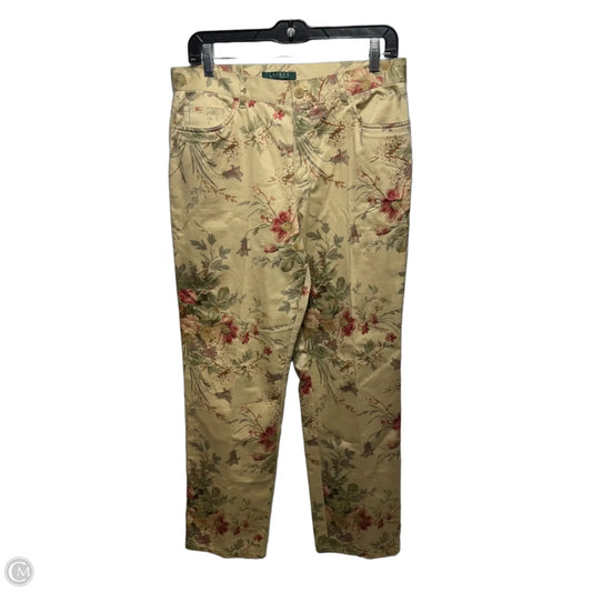 Pants Other By Lauren By Ralph Lauren In Floral Print, Size: 10