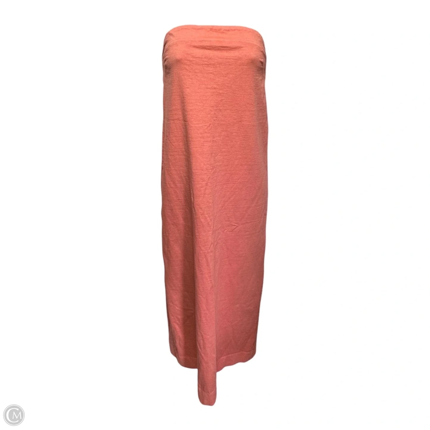 Elizabeth Strapless Midi Dress By Free People Beach In Peach, Size: XS