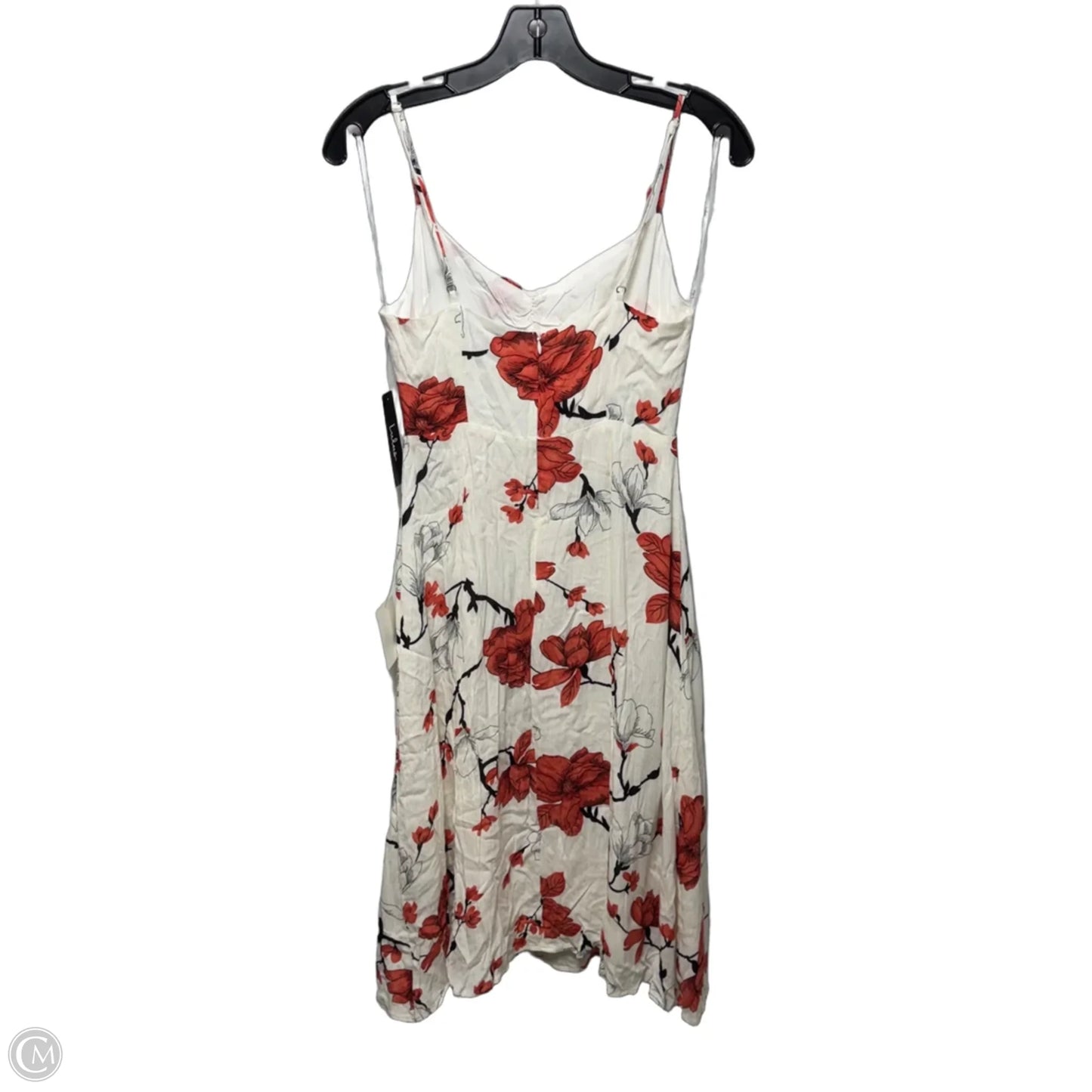 Dress Casual Midi By Lulus In Floral Print, Size: Xs