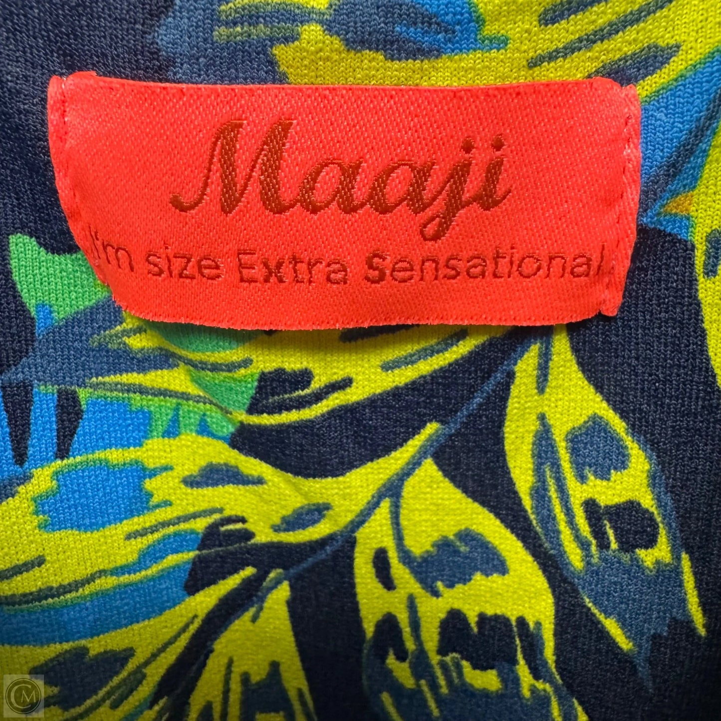 Sea Circus V-Neck Mini Dress By Maaji In Tropical Print, Size: XS