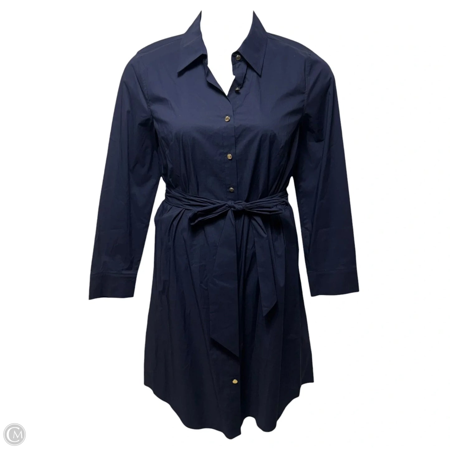 Dress Casual Midi By Anne Klein In Navy, Size: 10