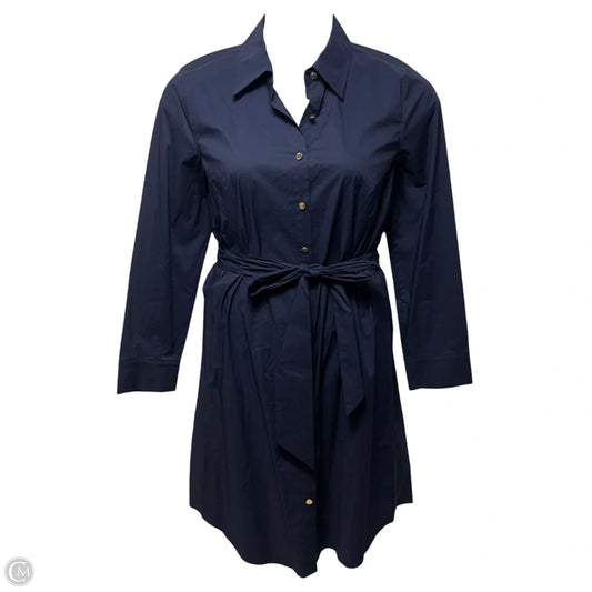 Dress Casual Midi By Anne Klein In Navy, Size: 10