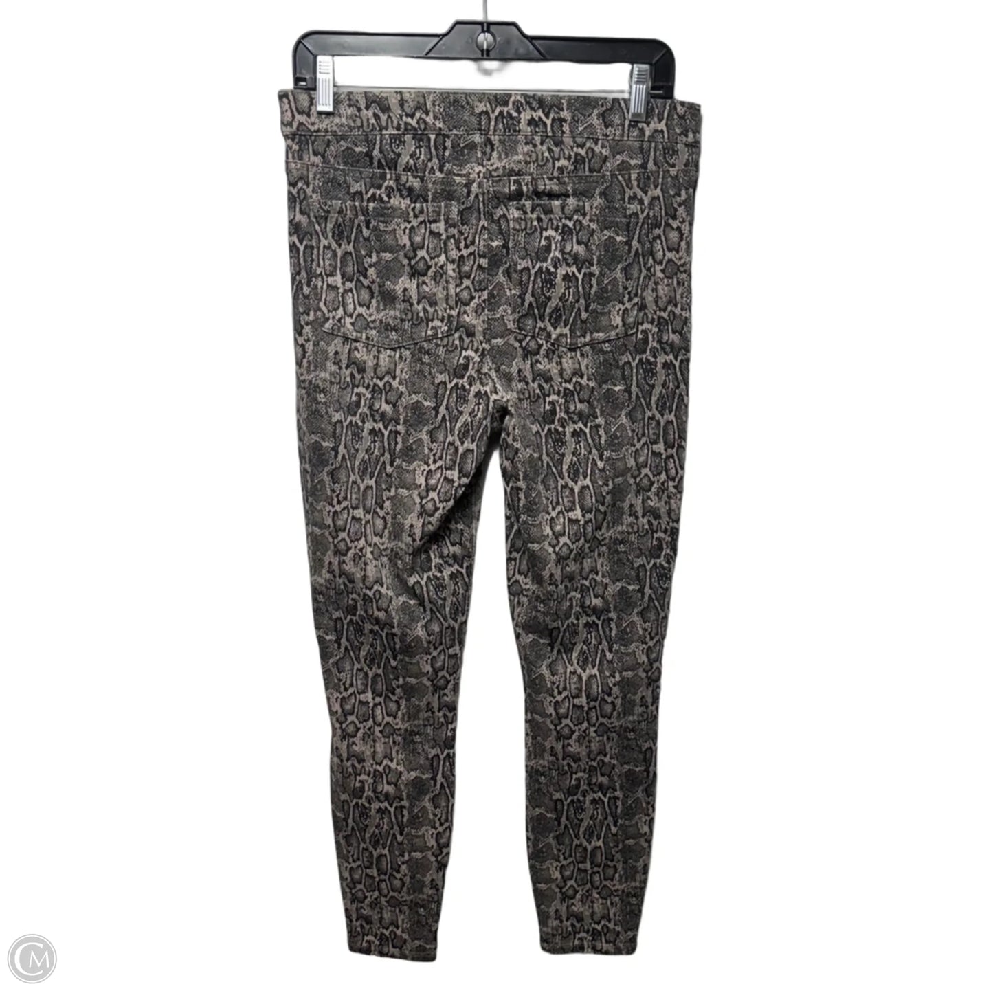 Ankle Jean-Ish Leggings Pants By Spanx In Snakeskin Print, Size: L