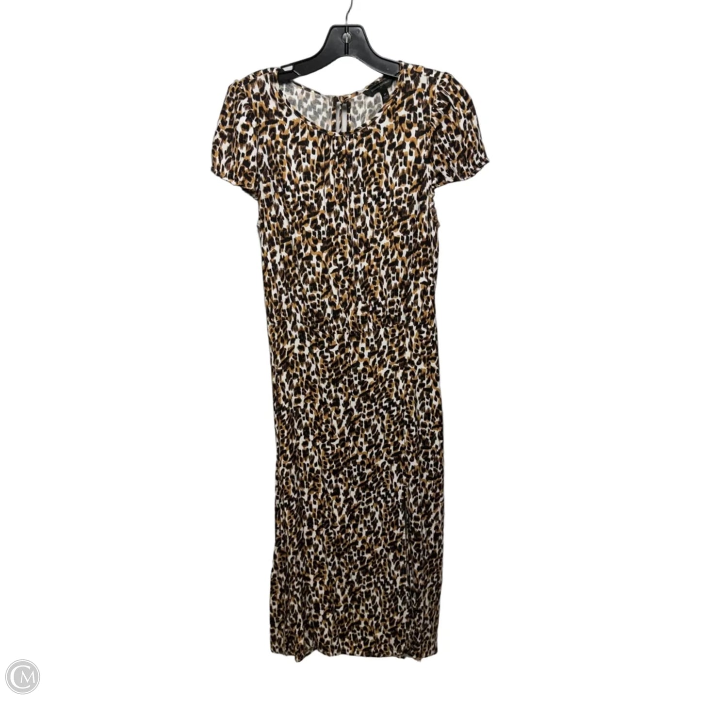 Dress Casual Maxi By Banana Republic In Animal Print, Size: M
