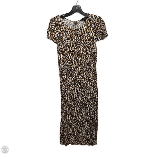 Dress Casual Maxi By Banana Republic In Animal Print, Size: M