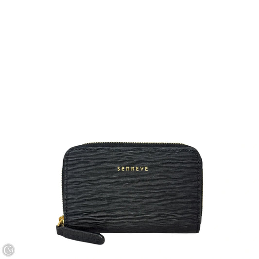 Textured Leather Zip Card Wallet By Senreve, Size: Small