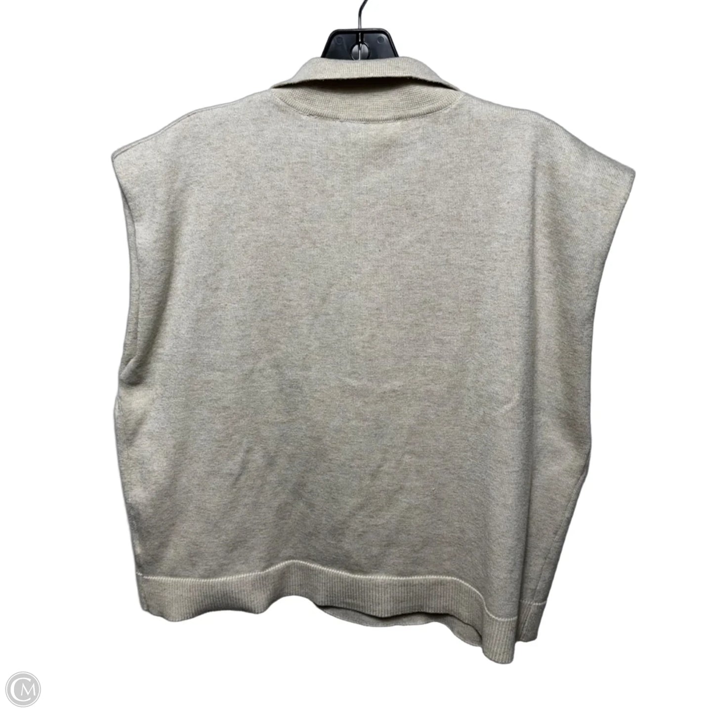 Top Sleeveless By Anthropologie In Cream, Size: L