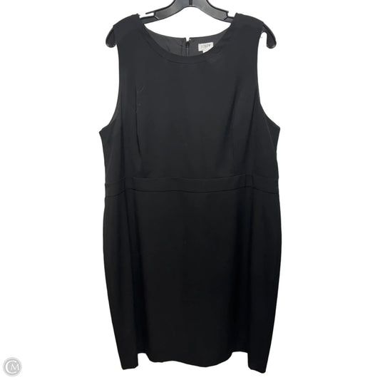 Dress Casual Midi By J. Crew In Black, Size: 20