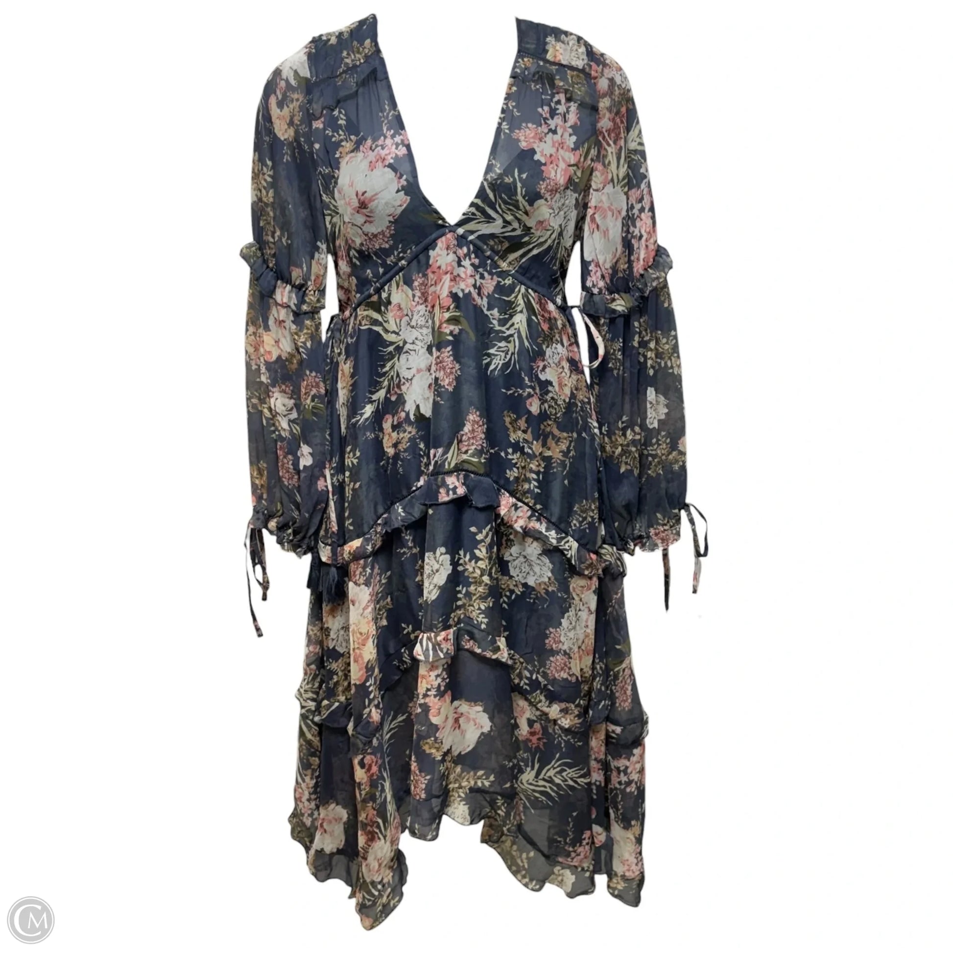 asos casual dress Dress Casual Midi By Asos In Floral Print, Size: 8 – Clothes Mentor  Asheville NC #213