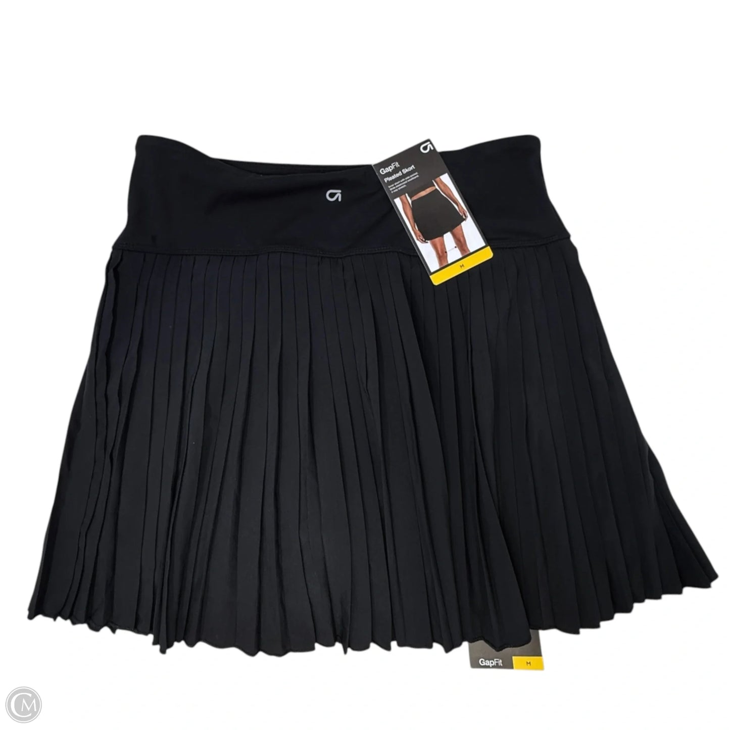 Pleated Athletic Skort By Gapfit In Black, Size: M