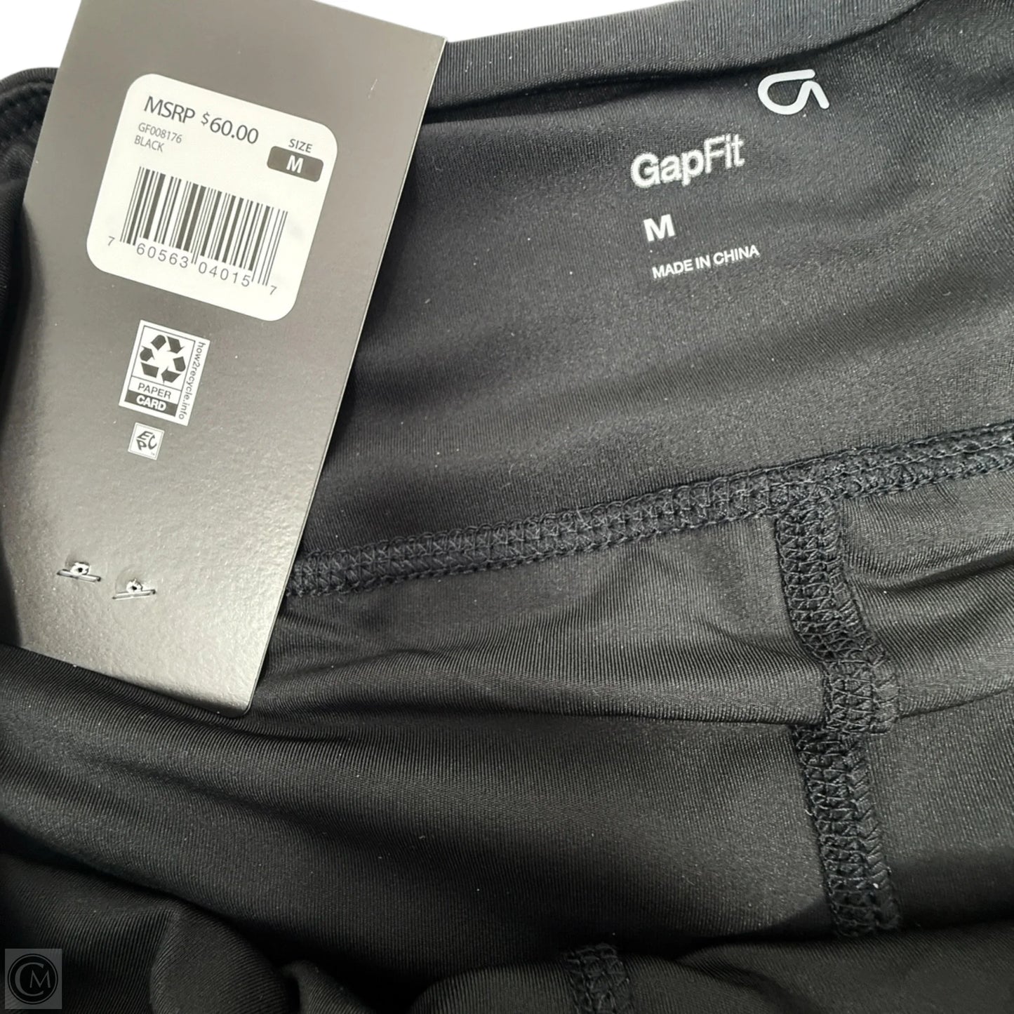 Pleated Athletic Skort By Gapfit In Black, Size: M
