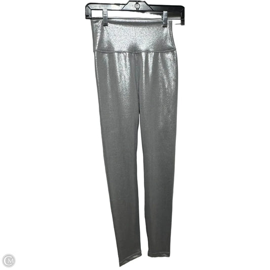 Athletic Leggings By Allfenix In Silver, Size: S